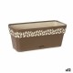 Саксия Stefanplast Cloe Кафяв Пластмаса 13,3 x 12,3 x 29,3 cm (12 броя)