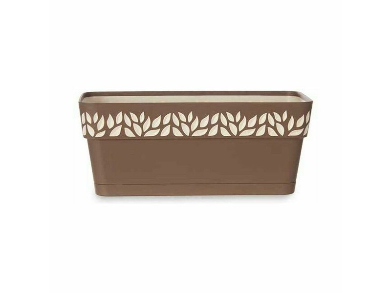 Саксия Stefanplast Cloe Кафяв Пластмаса 13,3 x 12,3 x 29,3 cm (12 броя)