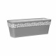 Саксия Stefanplast Cloe Сив Пластмаса 49,5 x 17 x 19 cm (12 броя)