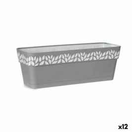 Саксия Stefanplast Cloe Сив Пластмаса 49,5 x 17 x 19 cm (12 броя)