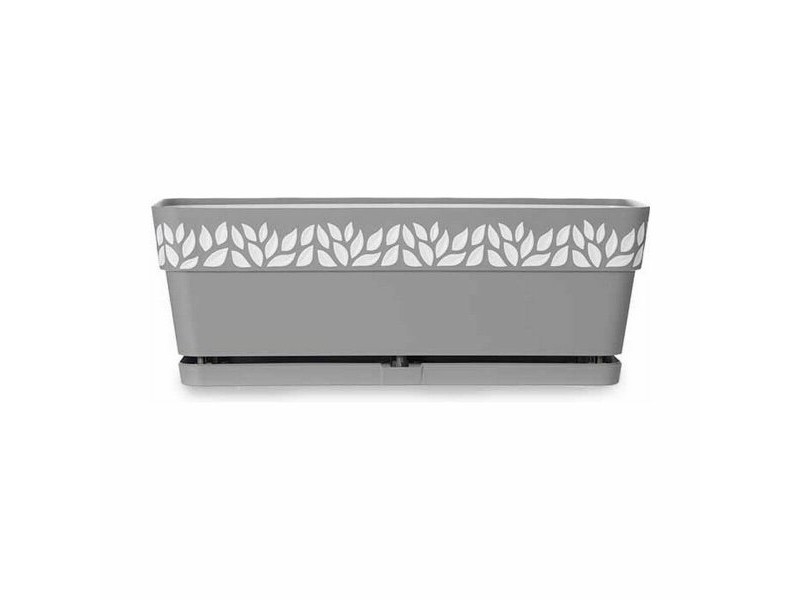 Саксия Stefanplast Cloe Сив Пластмаса 49,5 x 17 x 19 cm (12 броя)