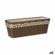 Саксия Stefanplast Cloe Кафяв Пластмаса 49,5 x 17 x 19 cm (12 броя)