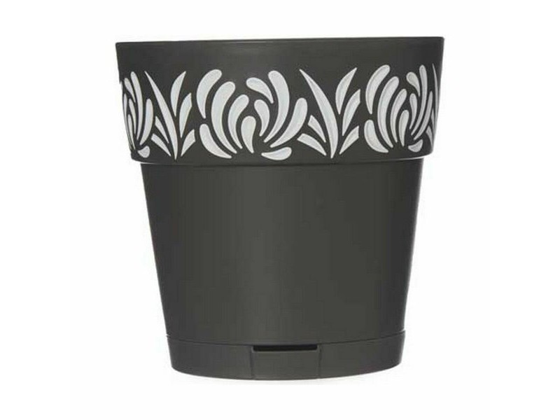 Саксия за самостоятелно поливане Stefanplast Gaia Антрацит Пластмаса 15 x 15 x 15 cm (12 броя) Саксия за самостоятелно поливане Stefanplast Gaia Антрацит Пластмаса 15 x 15 x 15 cm (12 броя)