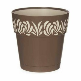 Саксия за самостоятелно поливане Stefanplast Gaia Кафяв Пластмаса 15 x 15 x 15 cm (12 броя)