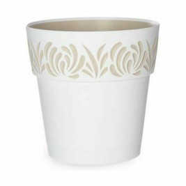 Саксия за самостоятелно поливане Stefanplast Gaia Бял Пластмаса 25 x 25 x 25 cm (6 броя)