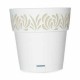 Саксия за самостоятелно поливане Stefanplast Gaia Бял Пластмаса 25 x 25 x 25 cm (6 броя)