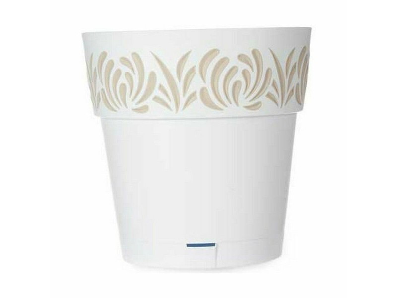 Саксия за самостоятелно поливане Stefanplast Gaia Бял Пластмаса 29 x 29 x 29 cm (6 броя) Саксия за самостоятелно поливане Stefanplast Gaia Бял Пластмаса 29 x 29 x 29 cm (6 броя)