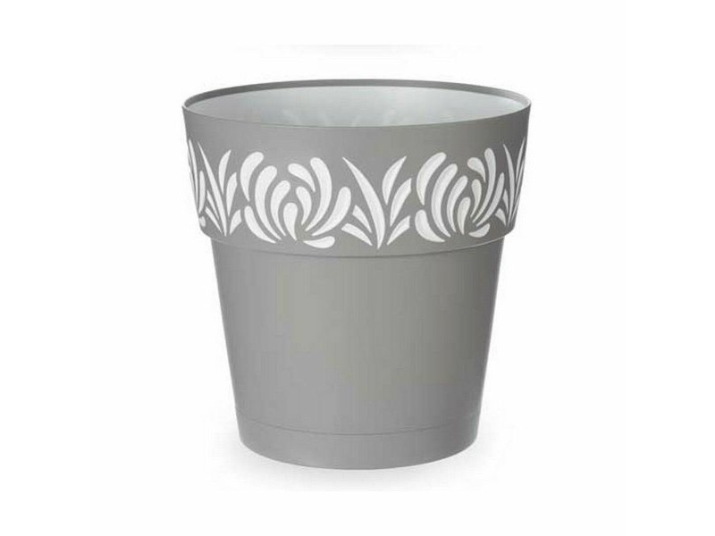 Саксия за самостоятелно поливане Stefanplast Gaia Сив Пластмаса 29 x 29 x 29 cm (6 броя)