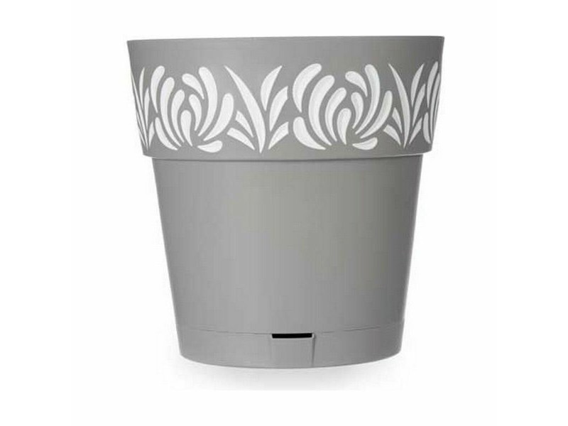Саксия за самостоятелно поливане Stefanplast Gaia Сив Пластмаса 29 x 29 x 29 cm (6 броя)