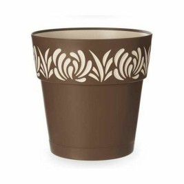 Саксия за самостоятелно поливане Stefanplast Gaia Кафяв Пластмаса 29 x 29 x 29 cm (6 броя)