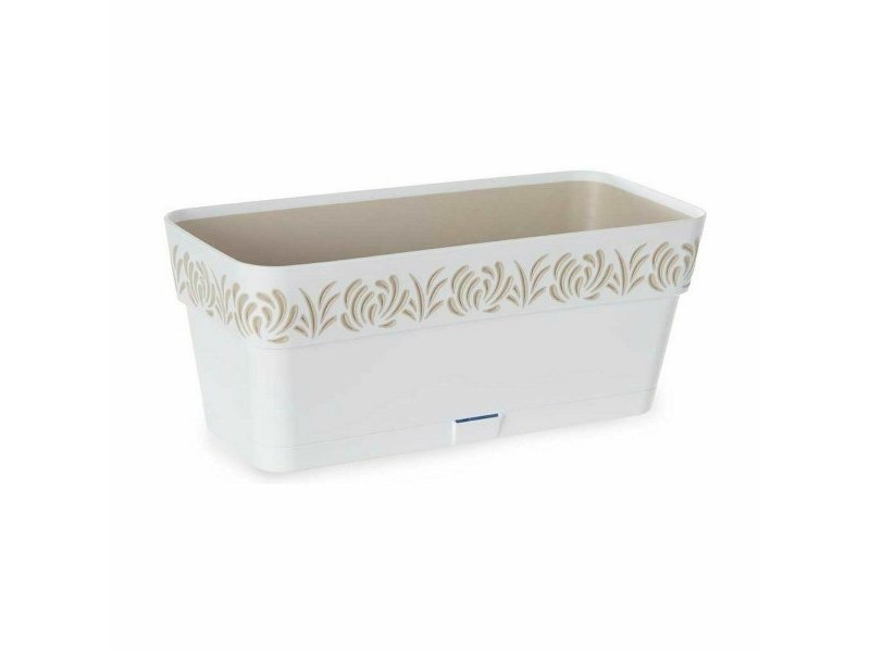 Саксия Stefanplast Gaia Бял Пластмаса 13,3 x 12,3 x 29,3 cm (12 броя)