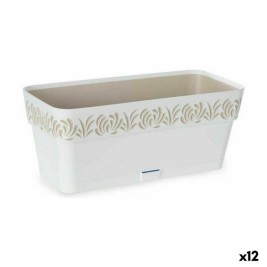Саксия Stefanplast Gaia Бял Пластмаса 13,3 x 12,3 x 29,3 cm (12 броя)