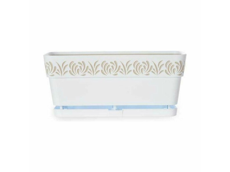 Саксия Stefanplast Gaia Бял Пластмаса 13,3 x 12,3 x 29,3 cm (12 броя)