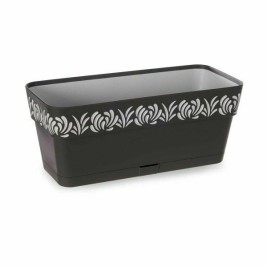 Саксия Stefanplast Gaia Антрацит Пластмаса 13,3 x 12,3 x 29,3 cm (12 броя)