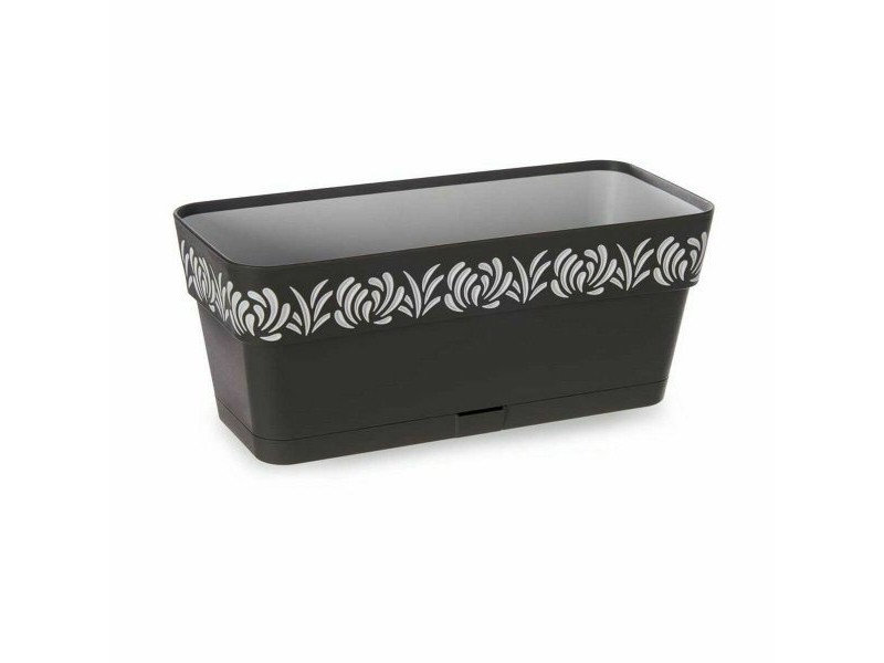 Саксия Stefanplast Gaia Антрацит Пластмаса 13,3 x 12,3 x 29,3 cm (12 броя)
