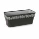 Саксия Stefanplast Gaia Антрацит Пластмаса 13,3 x 12,3 x 29,3 cm (12 броя)