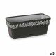 Саксия Stefanplast Gaia Антрацит Пластмаса 13,3 x 12,3 x 29,3 cm (12 броя)