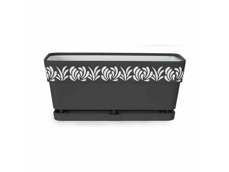 Саксия Stefanplast Gaia Антрацит Пластмаса 13,3 x 12,3 x 29,3 cm (12 броя) Саксия Stefanplast Gaia Антрацит Пластмаса 13,3 x 12,3 x 29,3 cm (12 броя)
