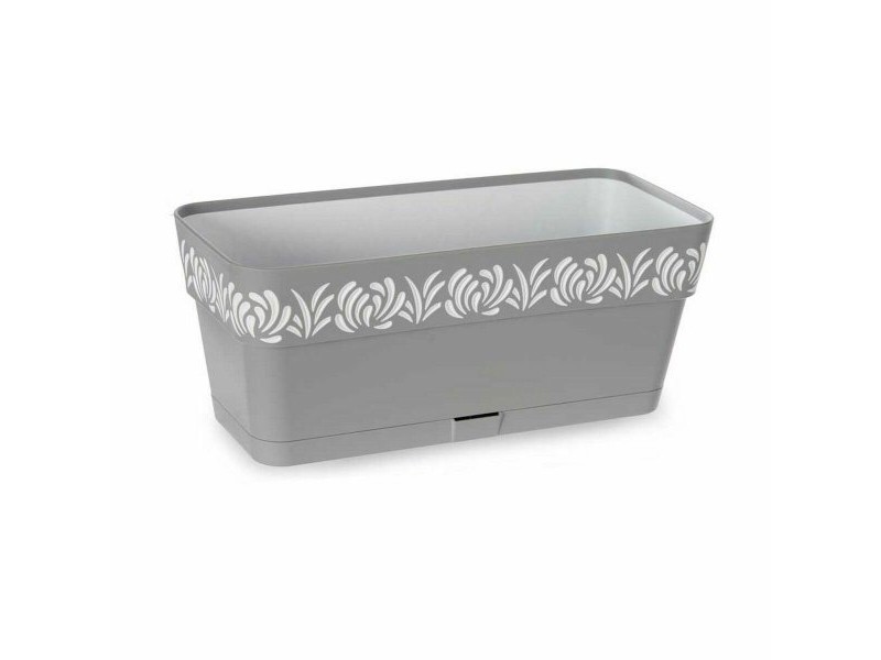 Саксия Stefanplast Gaia Сив Пластмаса 13,3 x 12,3 x 29,3 cm (12 броя)