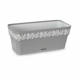 Саксия Stefanplast Gaia Сив Пластмаса 13,3 x 12,3 x 29,3 cm (12 броя)