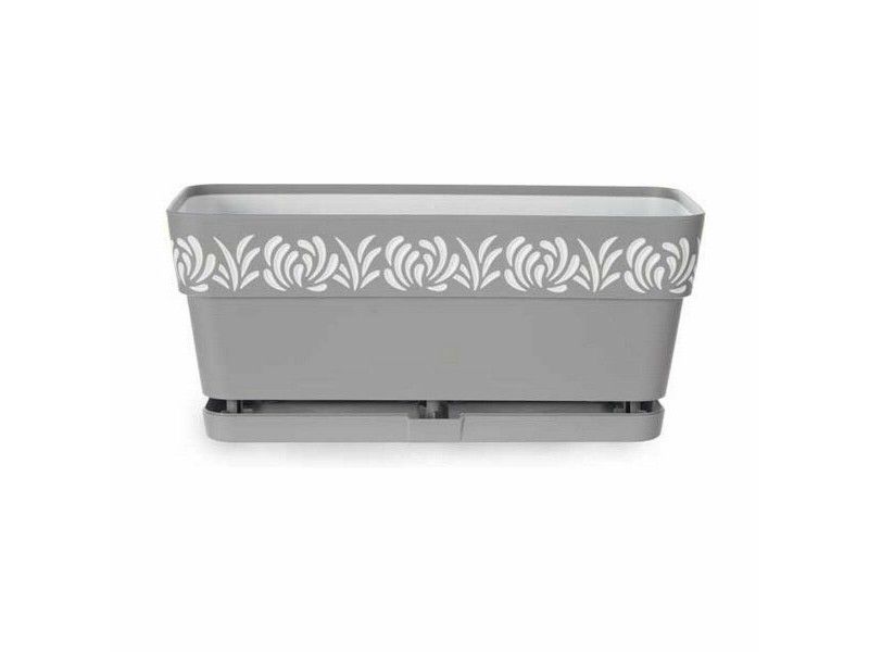 Саксия Stefanplast Gaia Сив Пластмаса 13,3 x 12,3 x 29,3 cm (12 броя)