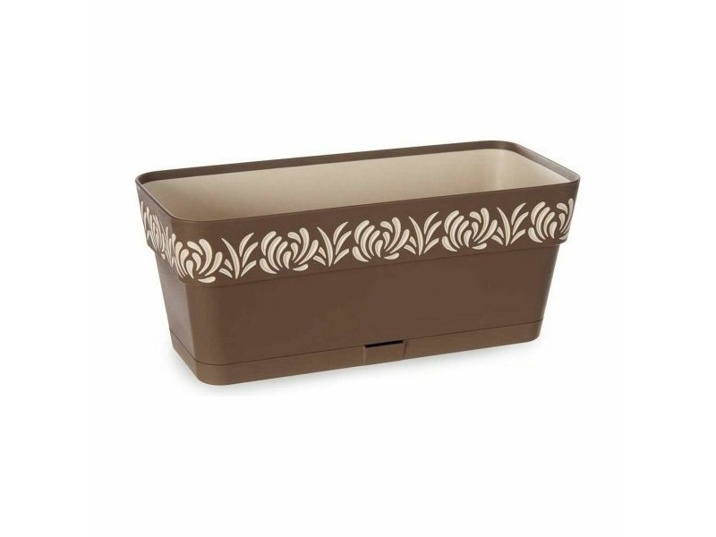 Саксия Stefanplast Gaia Кафяв Пластмаса 13,3 x 12,3 x 29,3 cm (12 броя)