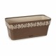 Саксия Stefanplast Gaia Кафяв Пластмаса 13,3 x 12,3 x 29,3 cm (12 броя)