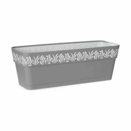 Саксия Stefanplast Gaia Сив Пластмаса 49,5 x 17 x 19 cm (12 броя)