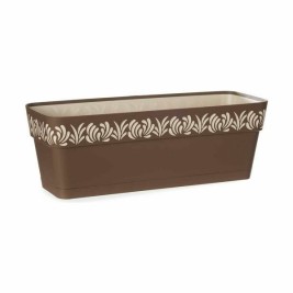 Саксия Stefanplast Gaia Кафяв Пластмаса 18 x 17 x 49,5 cm 49,5 x 17 x 18 cm (12 броя)