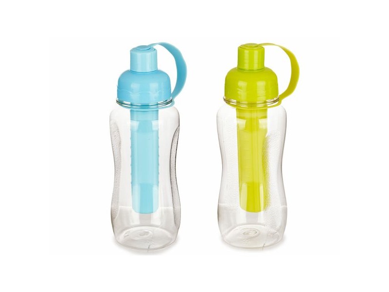 Бутилка Син Зелен полипропилен Пластмаса 600 ml 7,5 x 21 x 9 cm 7,5 x 21 x 7 cm Тапа за дозиране (24 броя)