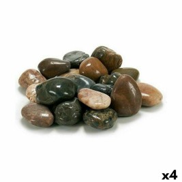 Декоративни Камъни Ibergarden Кафяв Сив 3 Kg (4 броя)
