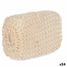 Гъба за Тяло Berilo Бял Бежов 14 x 6,5 x 9 cm 9 x 14 x 6 cm (24 броя)