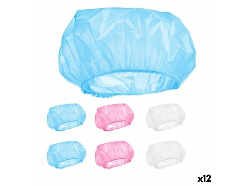 Шапка за Баня Berilo Многоцветен 28 cm Пластмаса Комплект (12 броя)