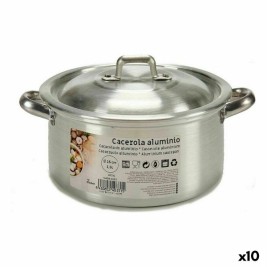 Касерола с Капак Kinvara Сребрист 1,5 L 18 x 10 x 23,5 cm 23,5 x 10 x 18 cm (10 броя)