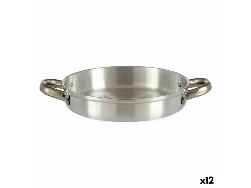 Тиган Kinvara Сребрист Алуминий Ø 22 cm (12 броя)
