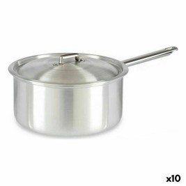 Тиган за Сос с Капак Kinvara Сребрист Алуминий 4 L 24,5 x 12 x 41 cm 41 x 12 x 24,5 cm (10 броя)
