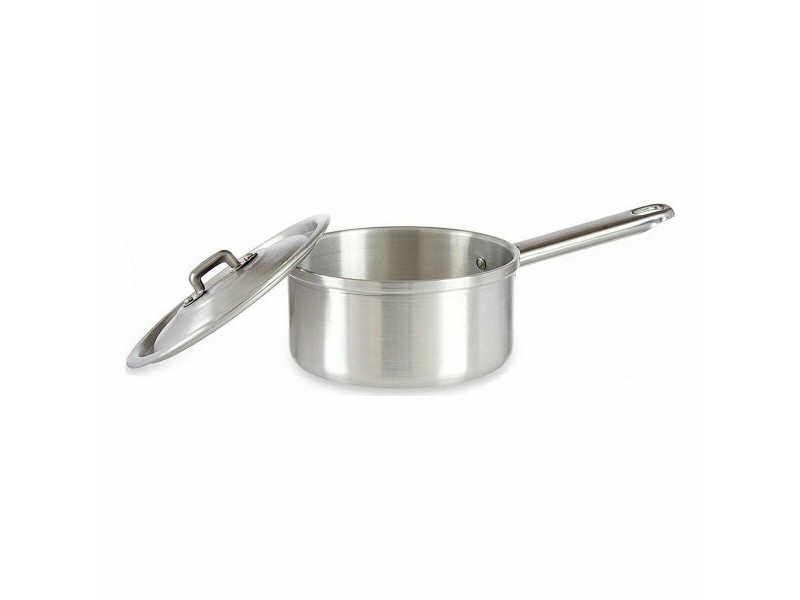 Тиган за Сос с Капак Kinvara Сребрист Алуминий Ø 14 cm 1 L 28 x 9 x 16 cm 16 x 9 x 28 cm (10 броя)
