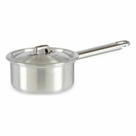 Тиган за Сос с Капак Kinvara Сребрист Алуминий Ø 12 cm 600 ml 0,6 L 14 x 8 x 26 cm (10 броя)