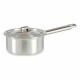 Тиган за Сос с Капак Kinvara Сребрист Алуминий Ø 12 cm 600 ml 0,6 L 14 x 8 x 26 cm (10 броя)