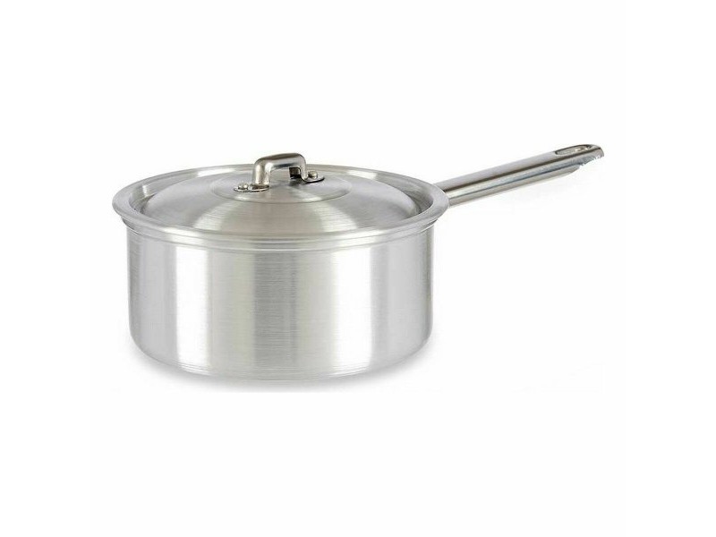Тиган за Сос с Капак Kinvara Сребрист Алуминий Ø 16 cm 1,5 L 30 x 10,5 x 18 cm 30,5 x 9 x 18 cm 18 x 10,5 x 30,5 cm (10 броя)