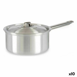 Тиган за Сос с Капак Kinvara Сребрист Алуминий Ø 16 cm 1,5 L 30 x 10,5 x 18 cm 30,5 x 9 x 18 cm 18 x 10,5 x 30,5 cm (10 броя)