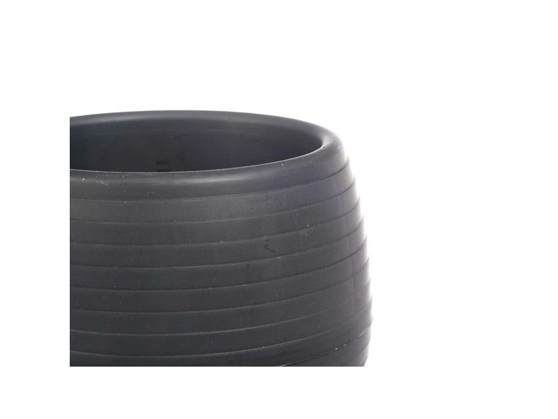 Комплект Саксии за цветя Ibergarden Антрацит Пластмаса 16,5 x 16,5 x 14,5 cm 51,5 x 14,5 x 16,5 cm (4 броя)