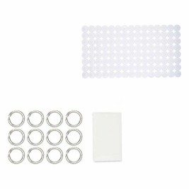 Комплект за Баня Berilo Бял PVC полиетилен EVA 28 x 42 x 6 cm (12 броя)