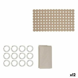 Комплект за Баня Berilo Бежов PVC полиетилен EVA 28,5 x 43 x 6 cm (12 броя)