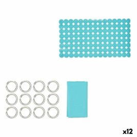 Комплект за Баня Berilo Син PVC полиетилен EVA 28 x 42 x 6 cm (12 броя)