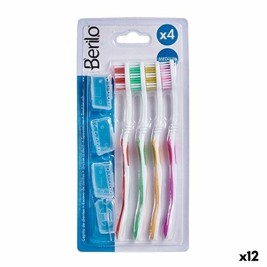 Четка за Зъби Berilo Жълт Син Червен Зелен (12 броя)
