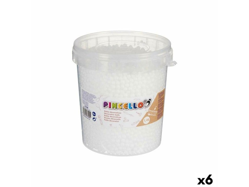 Занаятчийски Материал Pincello 13,5 x 14 x 14 cm Топки 6 броя