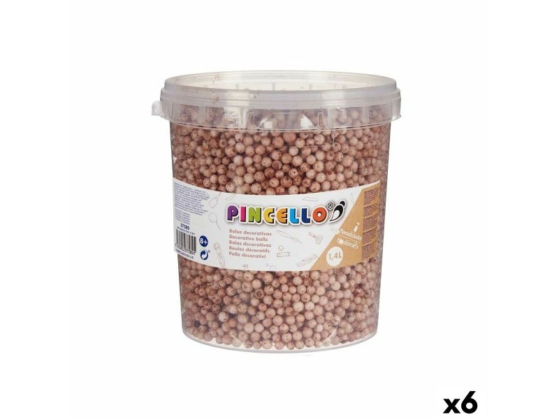 Занаятчийски Материал Pincello 13,5 x 14 x 14,5 cm Топки 6 броя