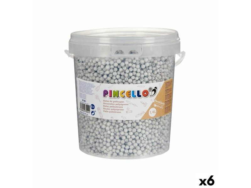 Занаятчийски Материал Pincello 13,5 x 14 x 14,5 cm Топки 6 броя