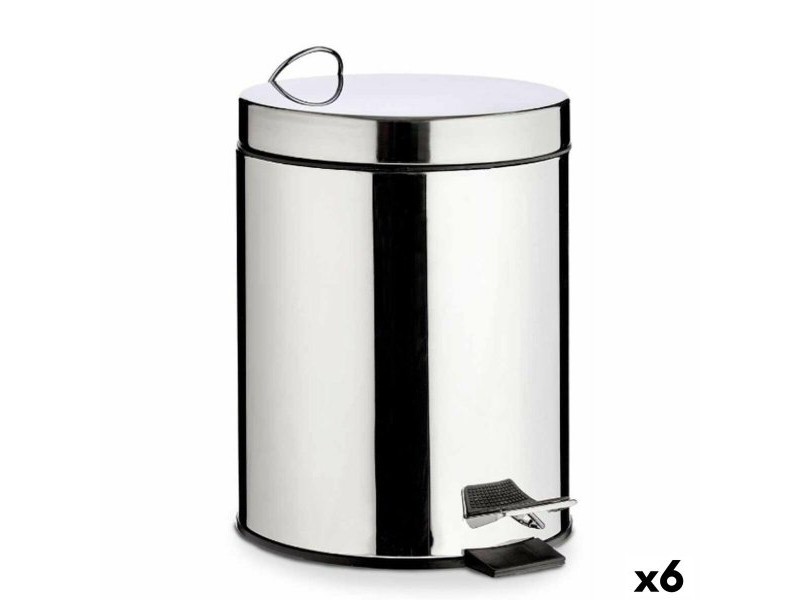 Кошче с педал Berilo Сребрист Неръждаема стомана Пластмаса 3 L (6 броя)